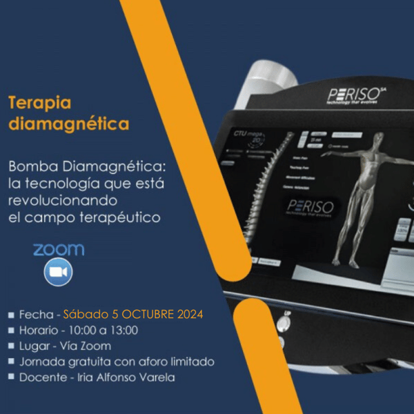 THÉRAPIE DIAMAGNETIQUE. POMPE DIAMAGNETIQUE : LA TECHNOLOGIE QUI RÉVOLUTIONNE LE DOMAINE THÉRAPEUTIQUE - VIA ZOOM - 05-Octobre-2024